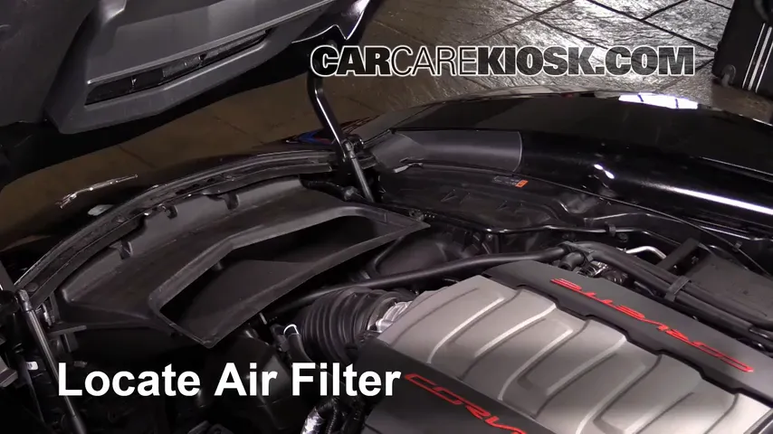 2015 Chevrolet Corvette Stingray 6.2L V8 Convertible Air Filter (Engine)